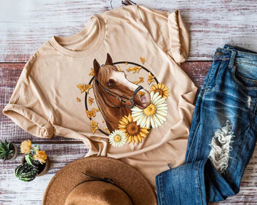 Horse / Sunflowers