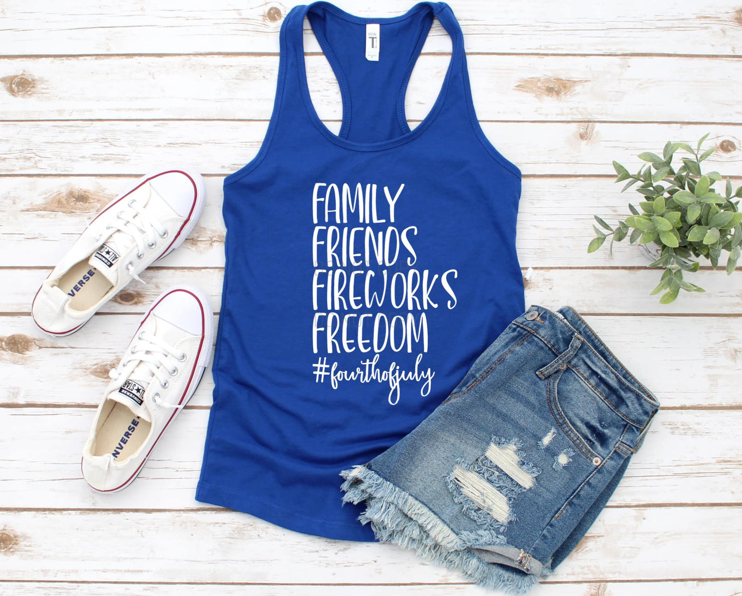 Family friends fireworks