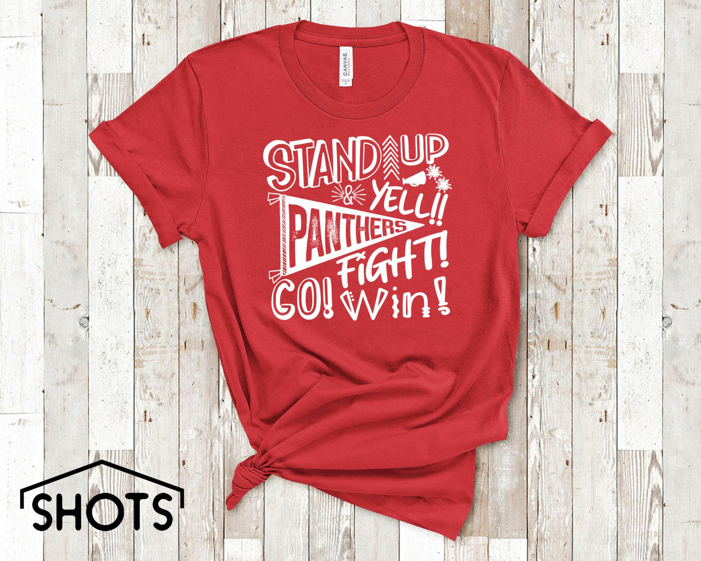 Stand up yell Panthers fight go win