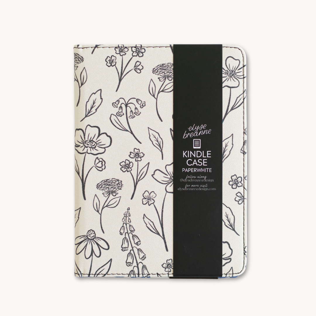 Pressed Floral Kindle Case | Bookish & Reading: Kindle (11th Generation)