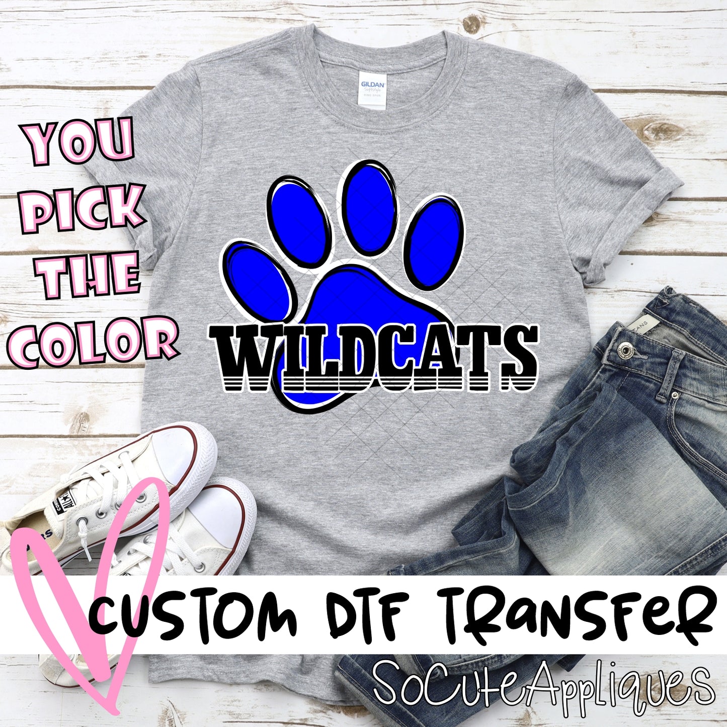 Wildcats pawprint