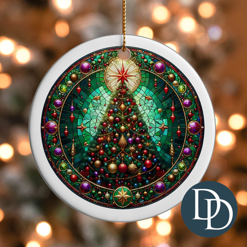 Christmas Tree Stained Glass