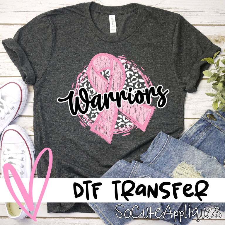 Warriors pink ribbon