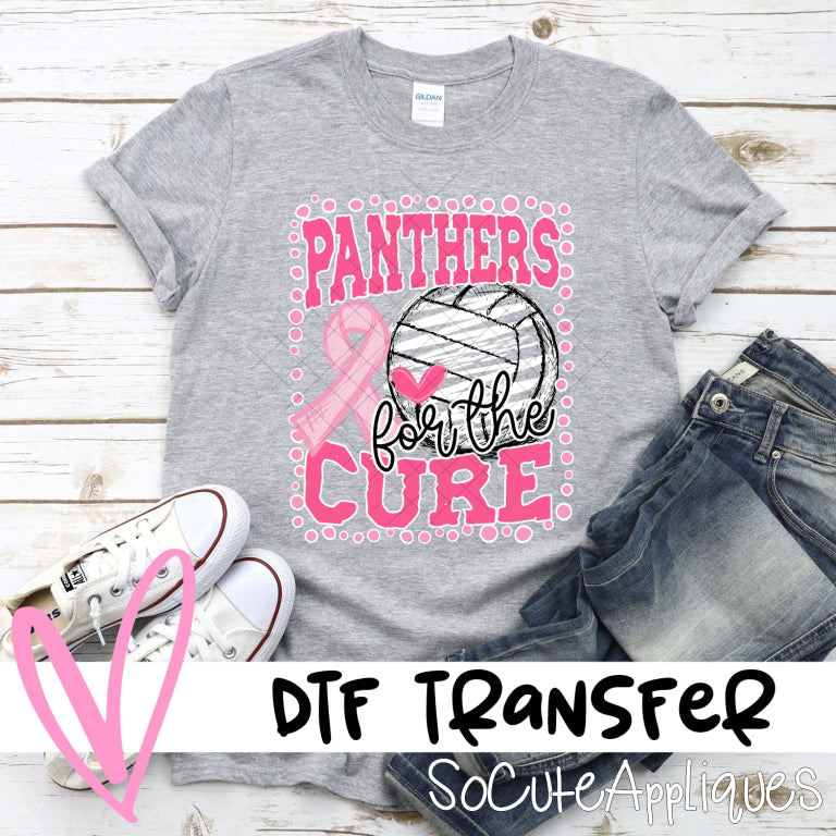 For the Cure - Mascot Volleyball
