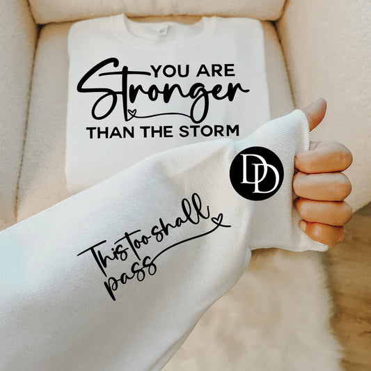 You are stronger than the storm