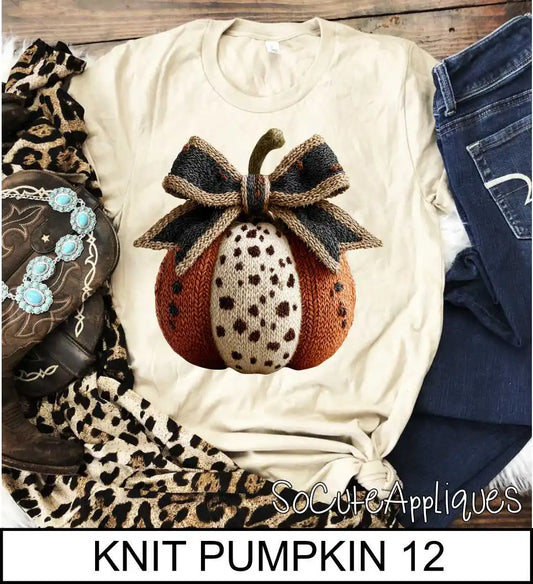 Knit pumpkin