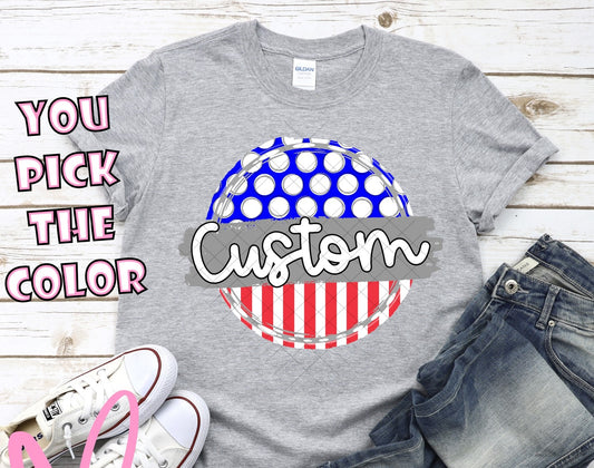 2 COLOR polka dot & stripe circle MASCOT
