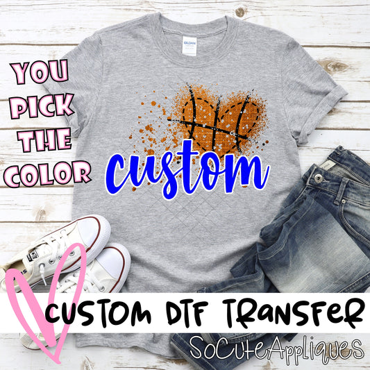 Messy Basketball heart