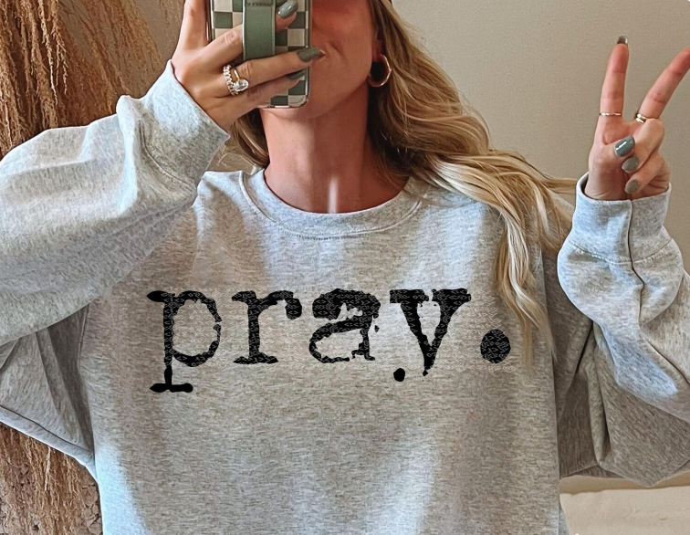 Pray Typography