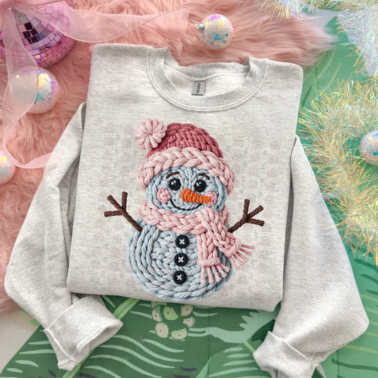 Chunky Yarn Snowman