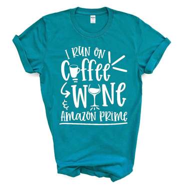 I run on coffee wine