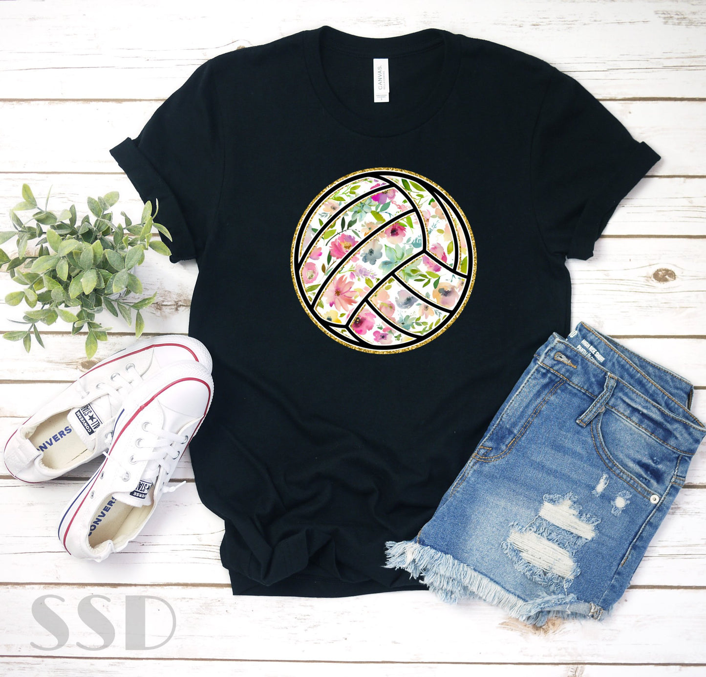 Floral volleyball
