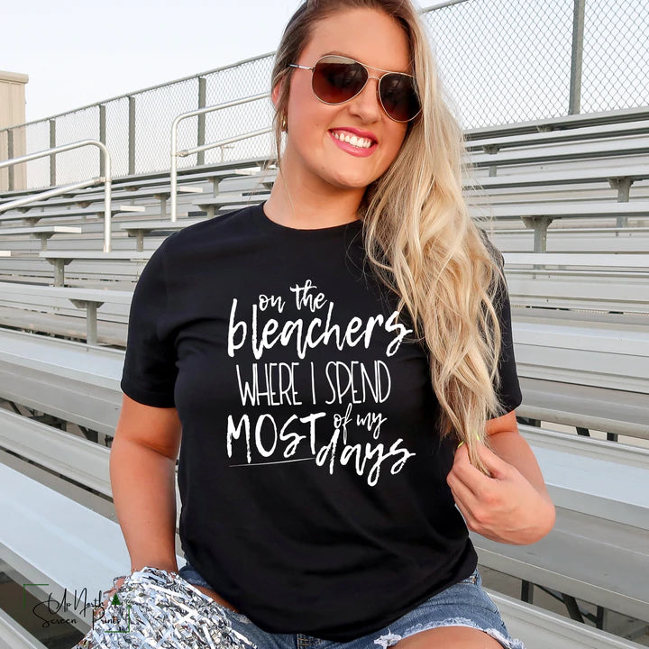 On the bleachers