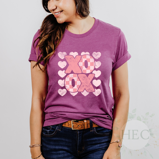XOXO hearts