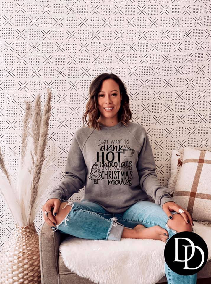 I just want to drink hot chocolate