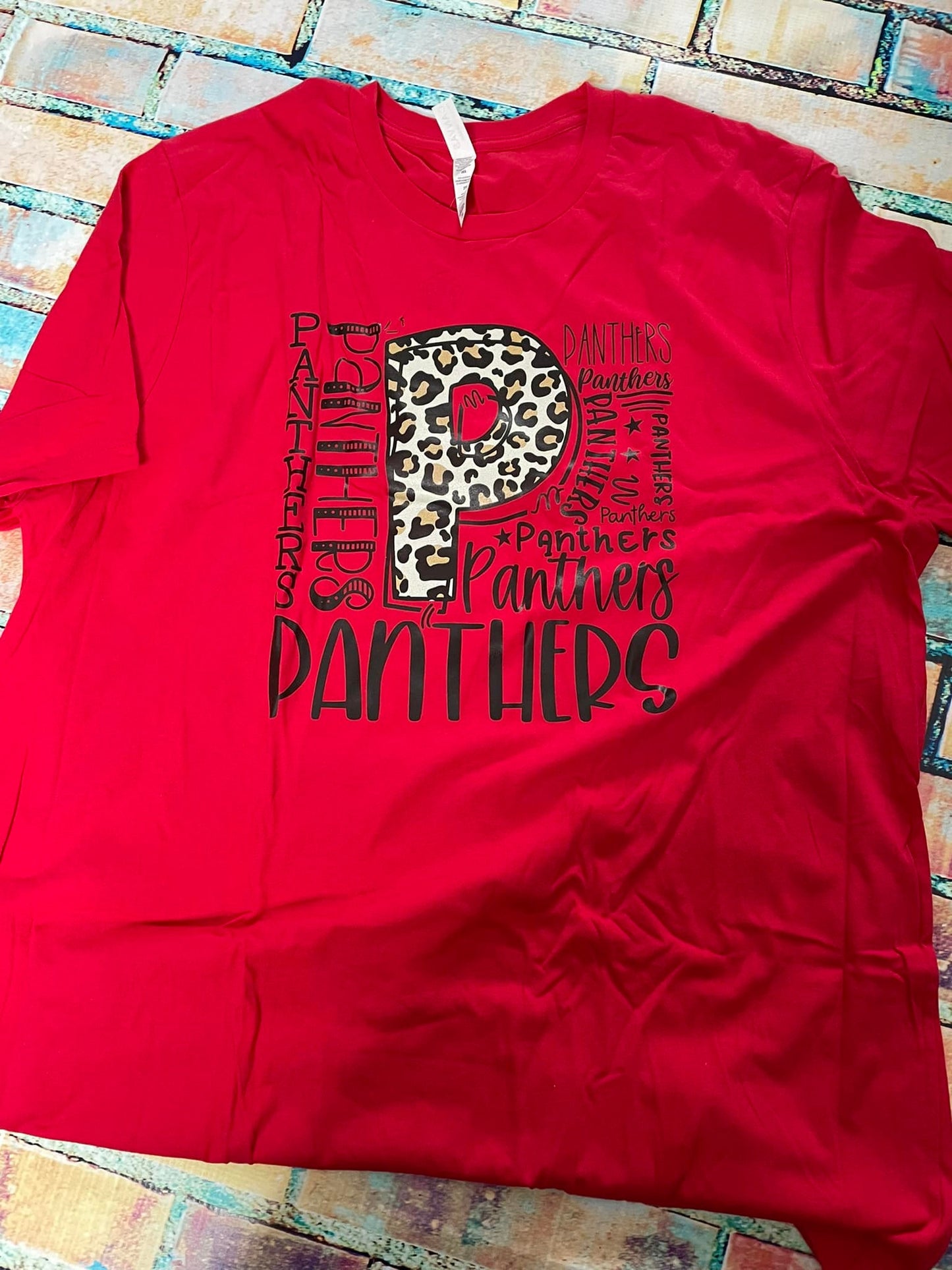 Panthers typography - 2xl RTS
