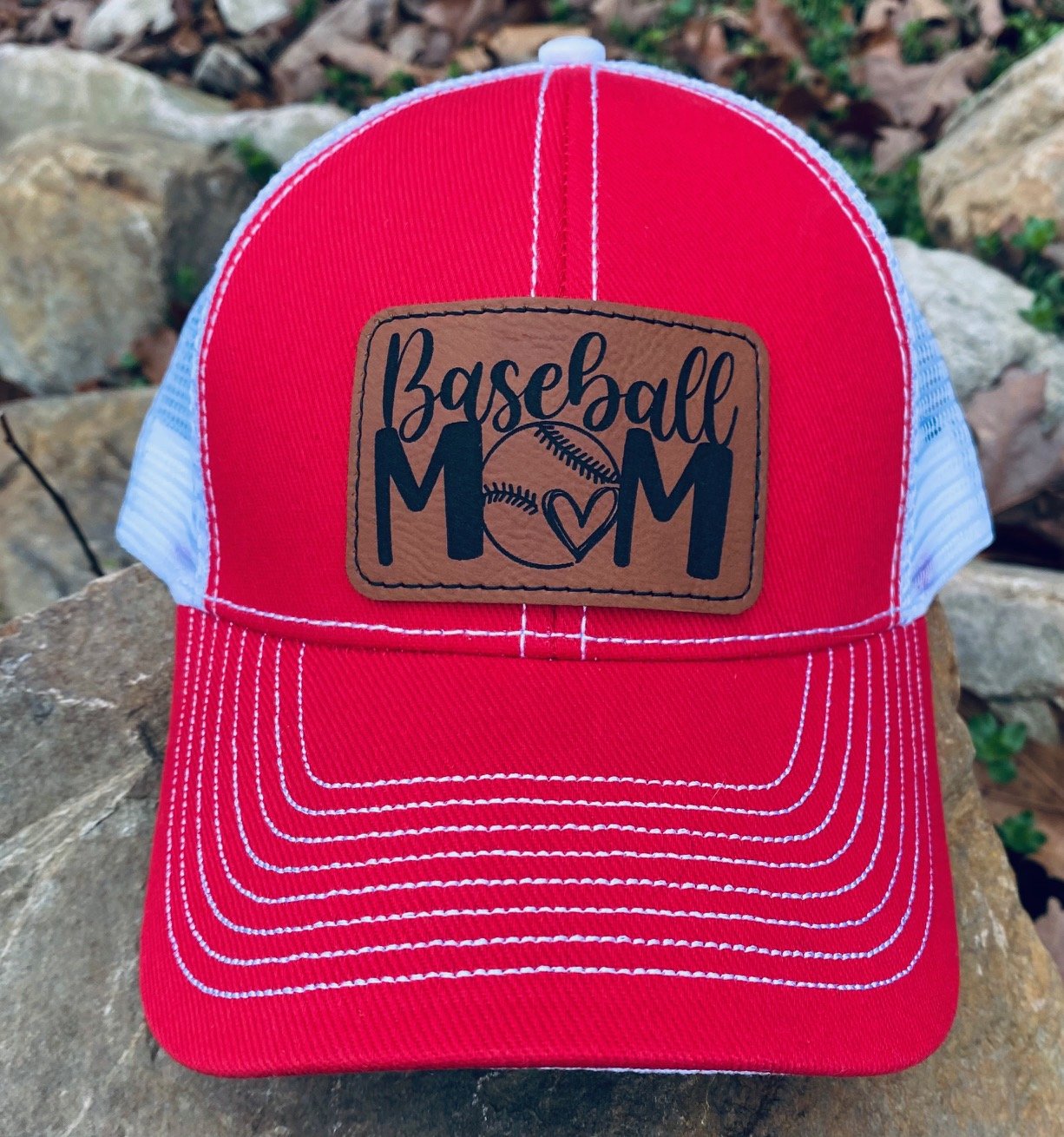 Baseball Mom - Distressed Hat