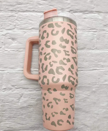 Engraved Tumbler with handle