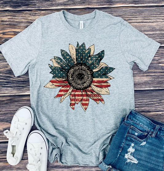 Patriotic Sunflower