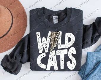 Wildcats leopard lightning