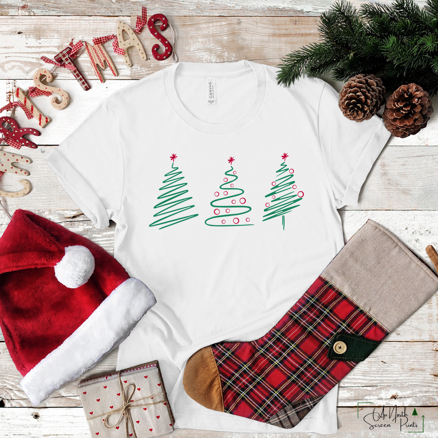 Christmas trio trees