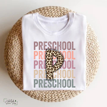 Preschool stacked leopard