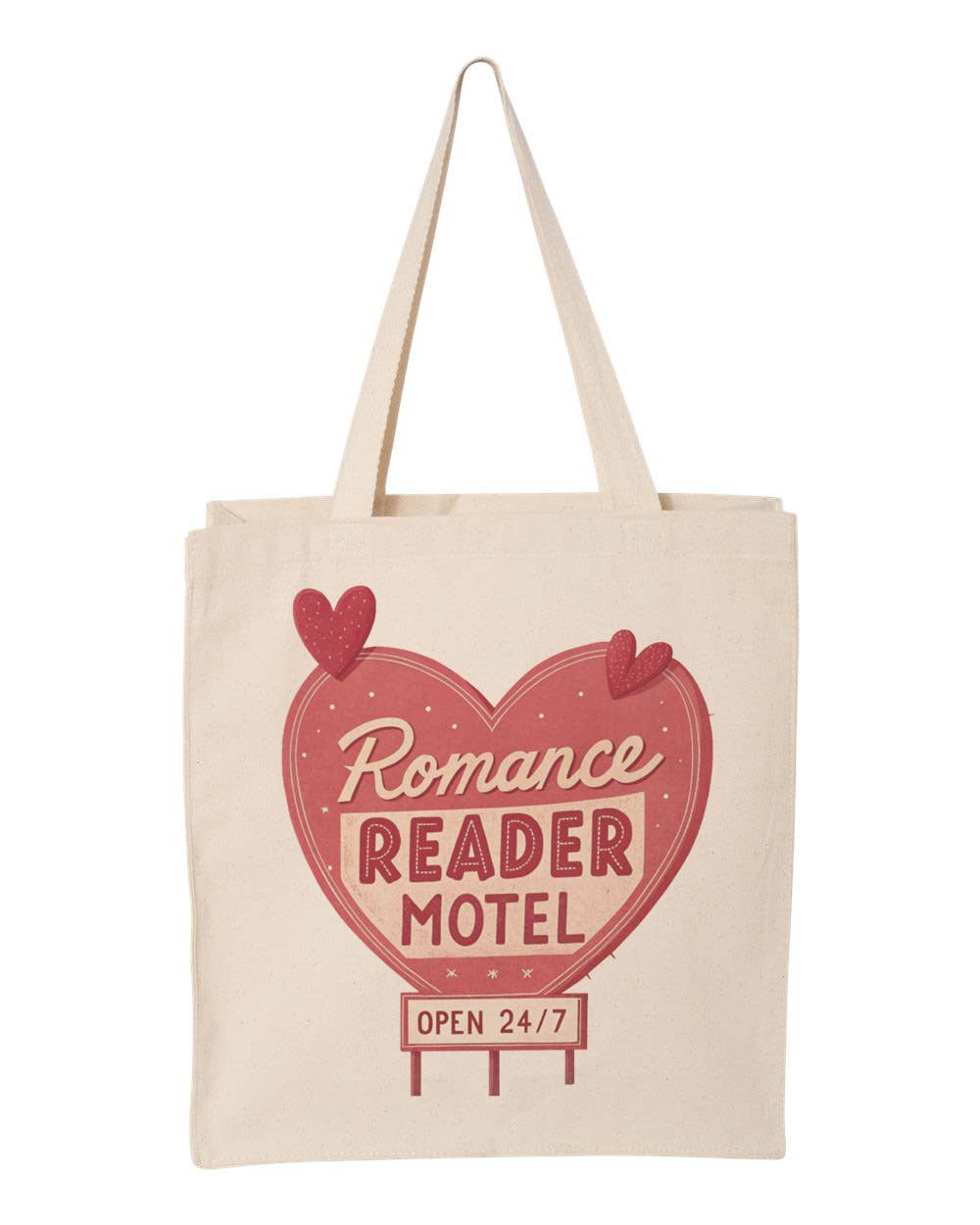 Romance Reader Book Lover Canvas Tote Bag