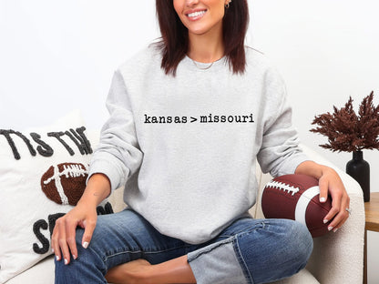 Kansas > Missouri