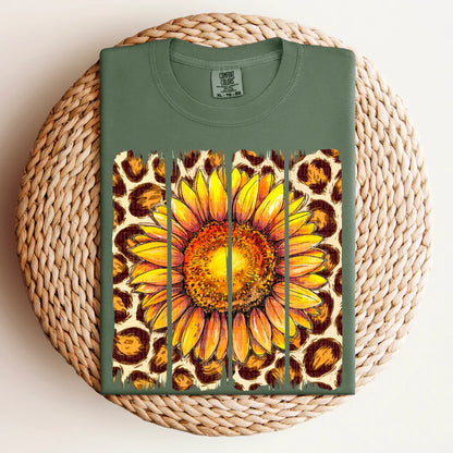Sunflower leopard background