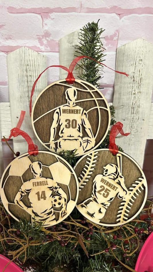 Custom Sports Ornaments