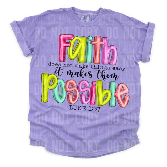 Faith does not make things easy