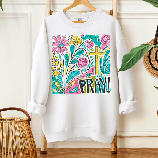 Pray blue and pink floral
