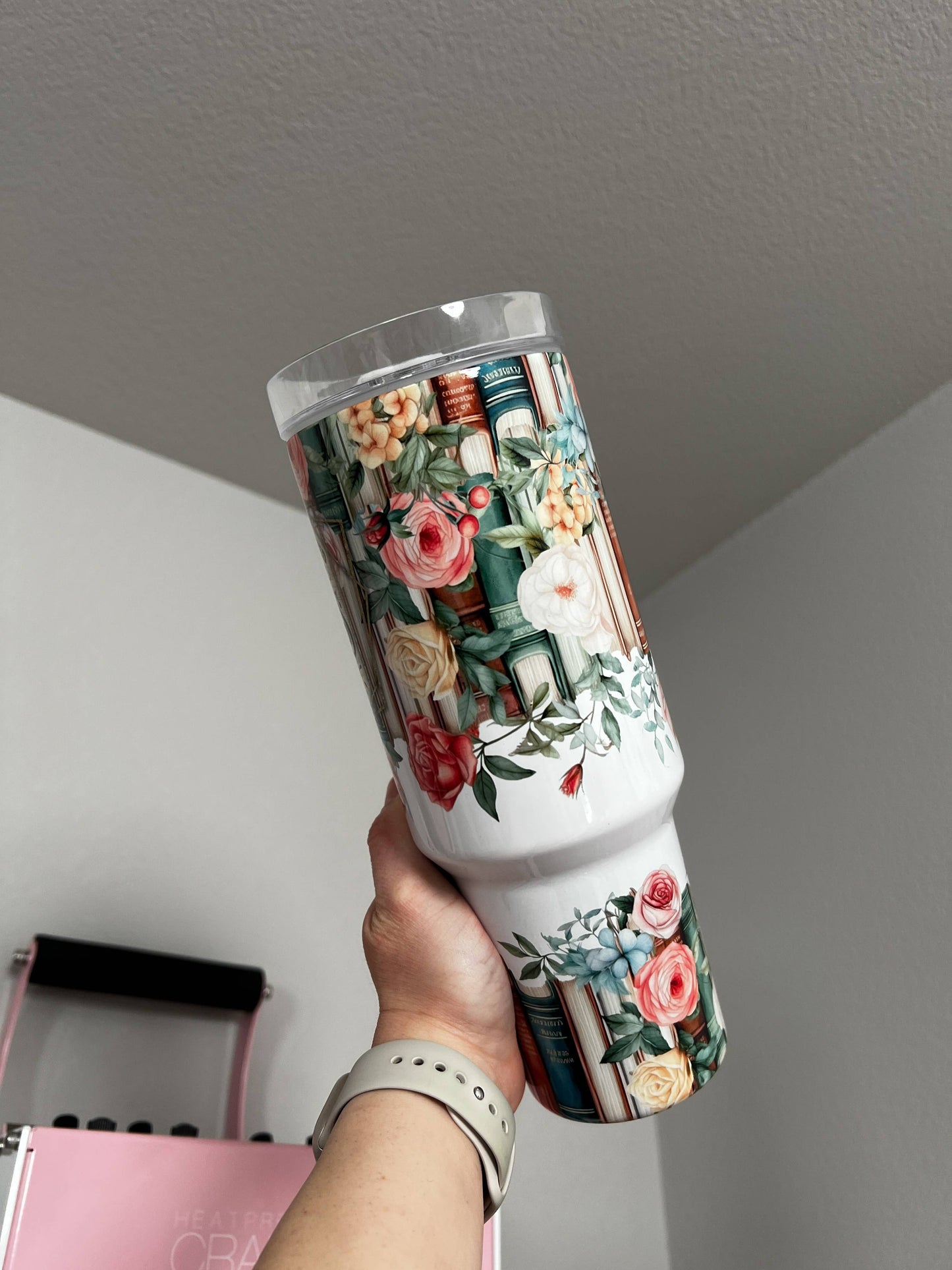 Easily Distracted By Books 40oz Tumbler Quencher