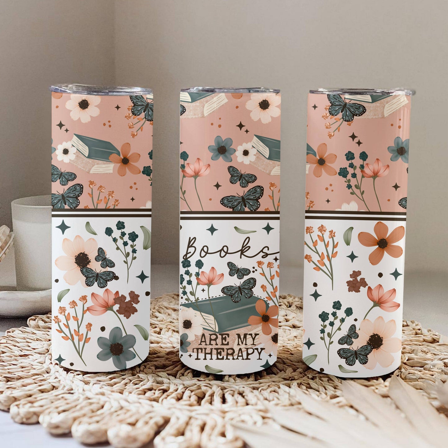 20 Ounce Tumbler - General Bookish - Therapy