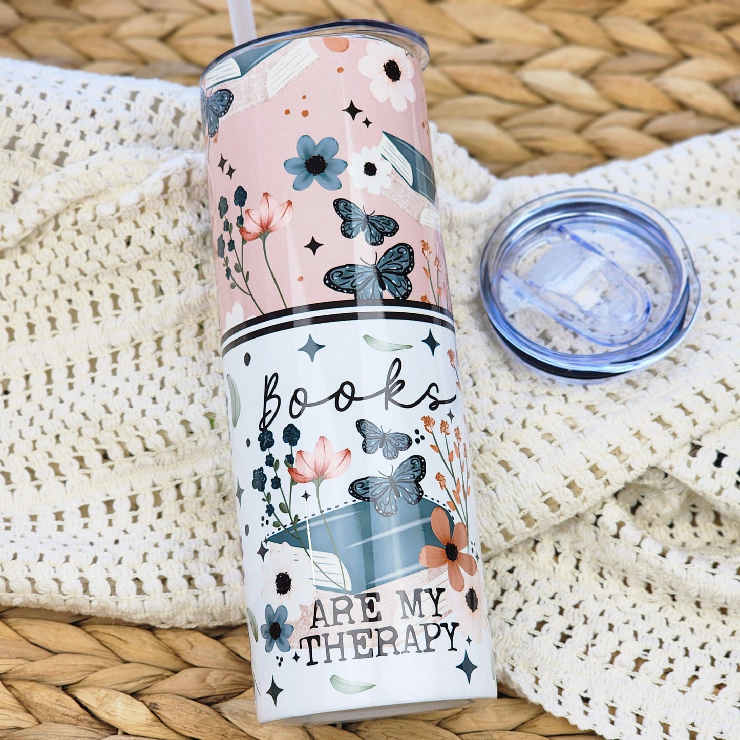 20 Ounce Tumbler - General Bookish - Therapy