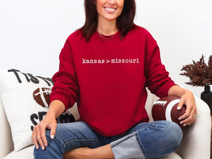 Kansas > Missouri