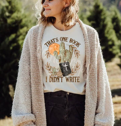 That's one book I didn't write