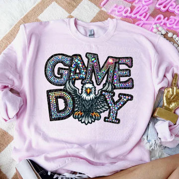 Game day rhinestone colored mascot