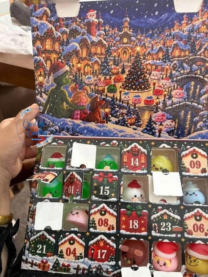 GREEN GUY SQUISHY ADVENT CALENDAR