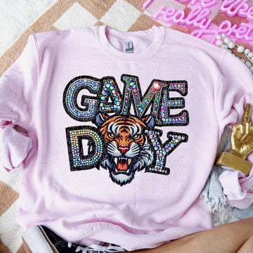 Game day rhinestone colored mascot