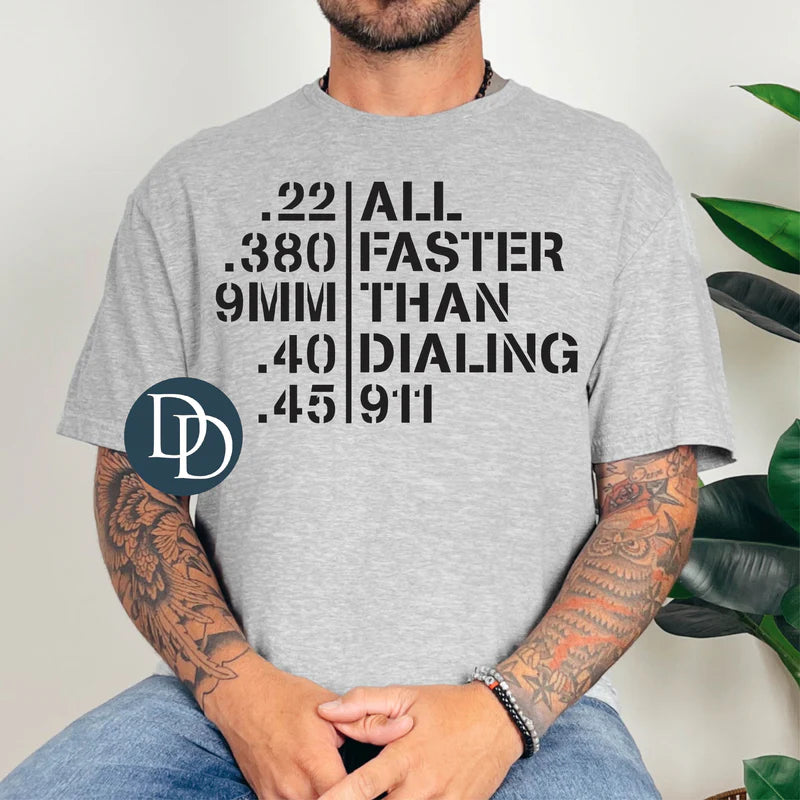 All faster than dialing