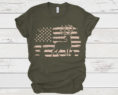 Flag/deer