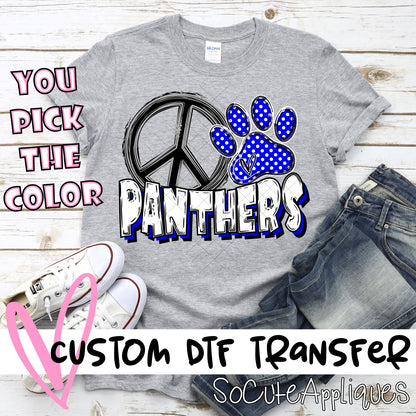 Peace heart Panthers