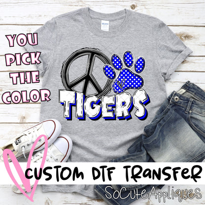 Peace heart Tigers