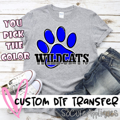 Wildcats pawprint