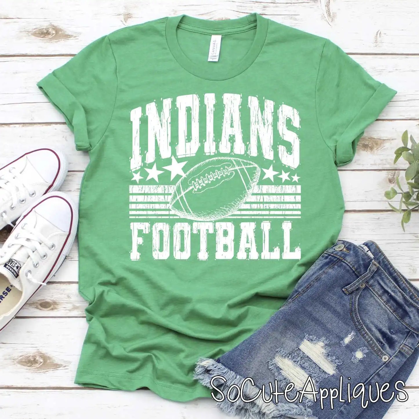 Mascot football stars and stripes