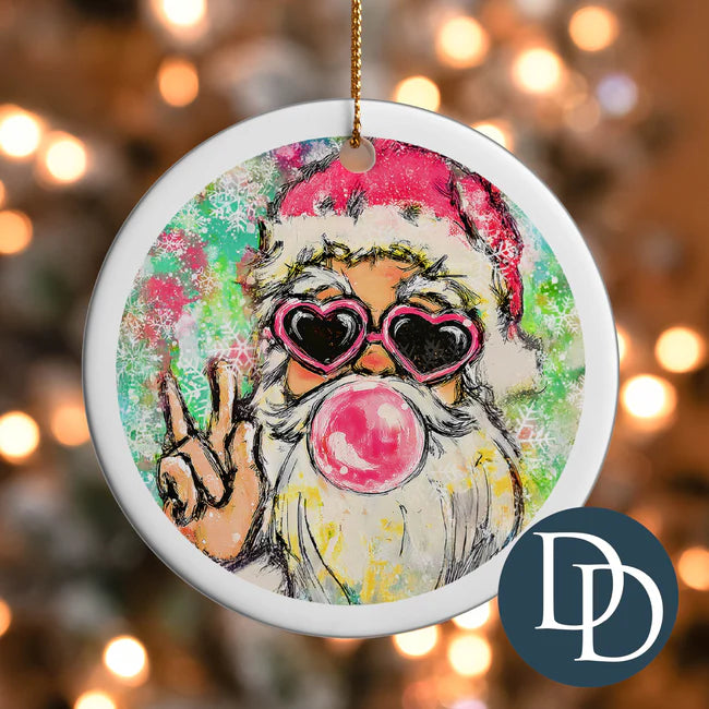 Colorful Santa Bubble