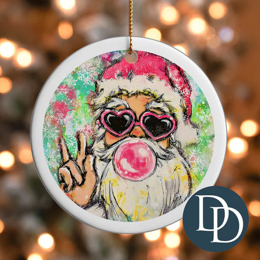 Colorful Santa Bubble
