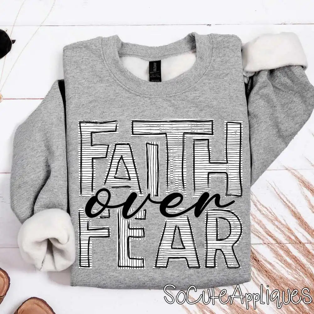 Faith over fear stripes