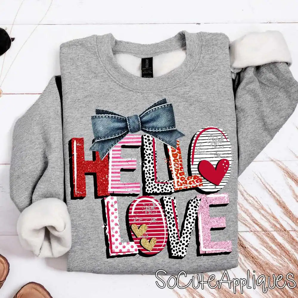 Hello love mixed bow